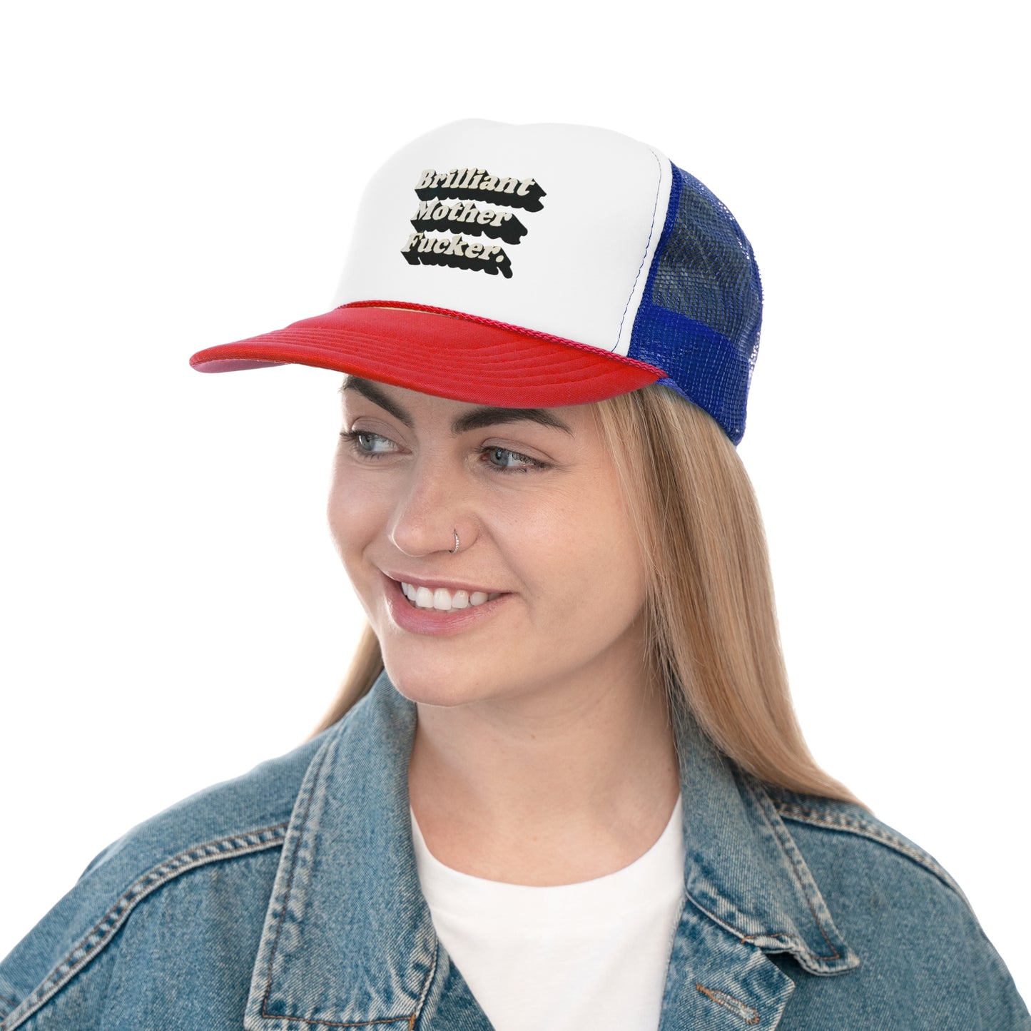 Brilliant Mother Fucker Trucker Cap - Bold Statement Hat for Fun-Loving Individuals