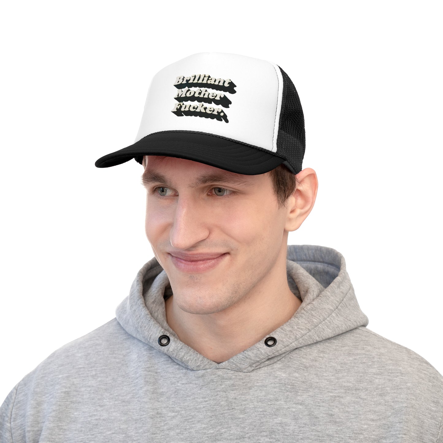 Brilliant Mother Fucker Trucker Cap - Bold Statement Hat for Fun-Loving Individuals